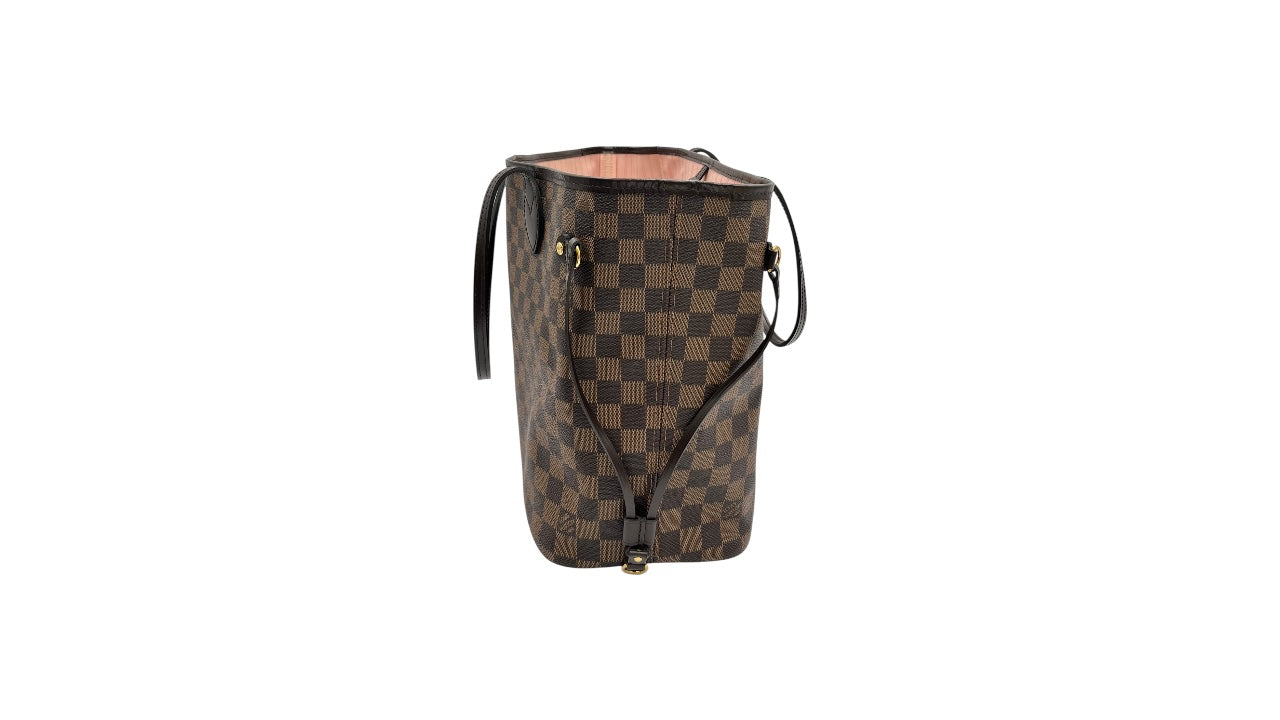 LOUIS VUITTON NEVERFULL MM DAMIER EBENE CANVAS SHOPPING TOTE