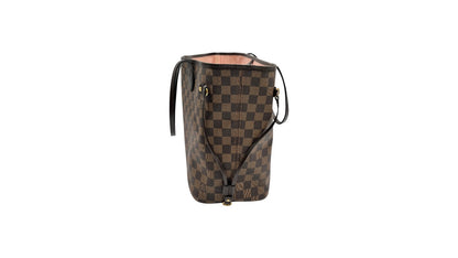 LOUIS VUITTON NEVERFULL MM DAMIER EBENE CANVAS SHOPPING TOTE