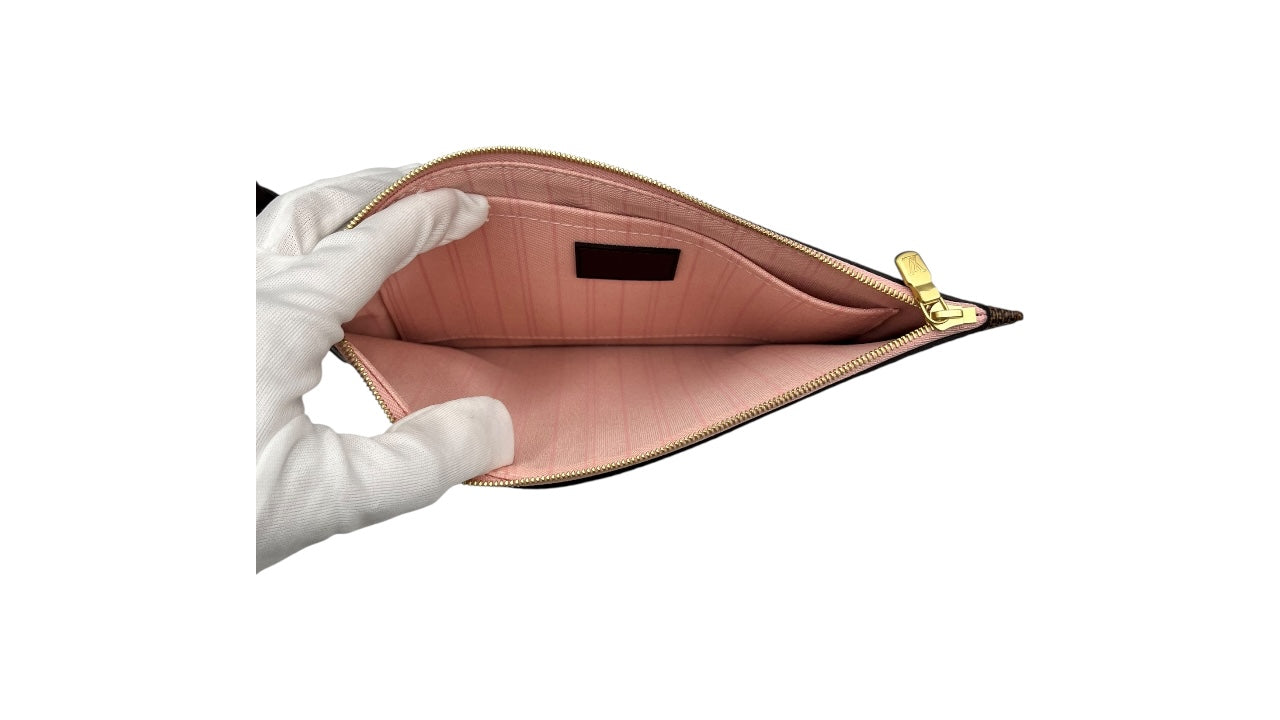 LOUIS VUITTON NEVERFULL MM DAMIER EBENE CANVAS SHOPPING TOTE