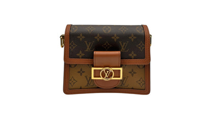 LOUIS VUITTON MONOGRAM REVERSE DAUPHINE MINI SHOULDER BAG