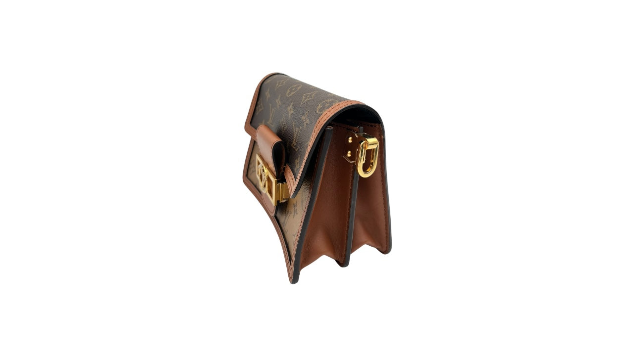 LOUIS VUITTON MONOGRAM REVERSE DAUPHINE MINI SHOULDER BAG