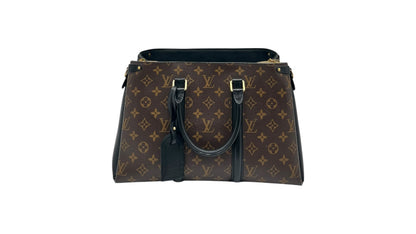LOUIS VUITTON MONOGRAM CANVAS SOUFFLOT MM SATCHEL  8.5X14X4