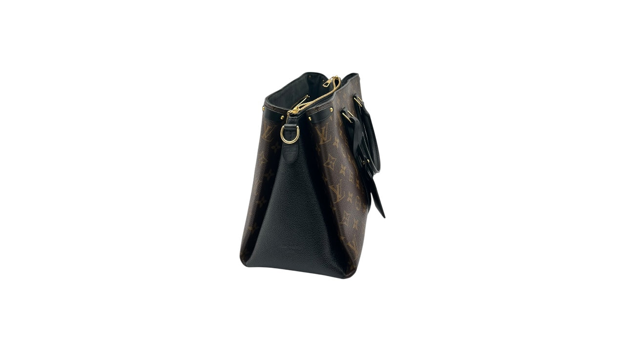 LOUIS VUITTON MONOGRAM CANVAS SOUFFLOT MM SATCHEL  8.5X14X4