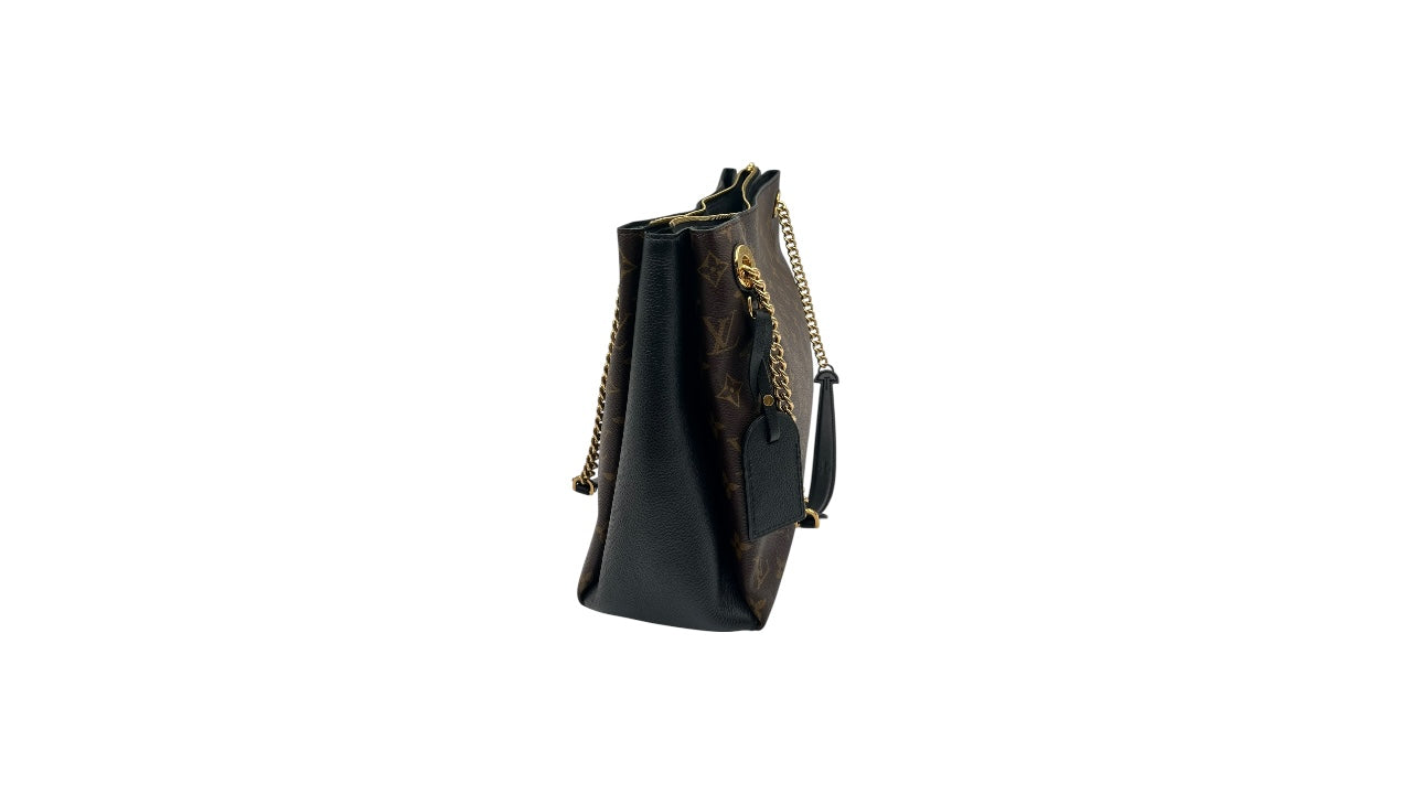 LOUIS VUITTON SURENE MM MONOGRAM CANVAS LEATHER TOTE