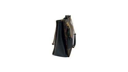 LOUIS VUITTON SURENE MM MONOGRAM CANVAS LEATHER TOTE
