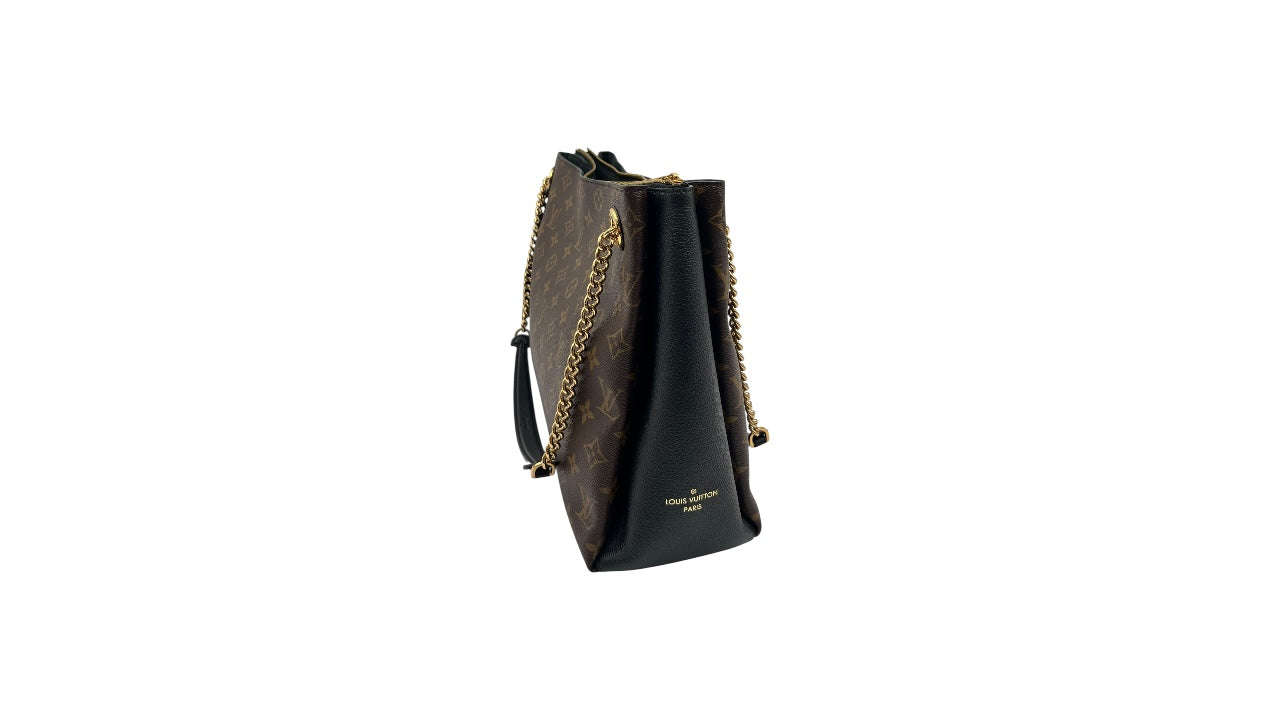 LOUIS VUITTON SURENE MM MONOGRAM CANVAS LEATHER TOTE