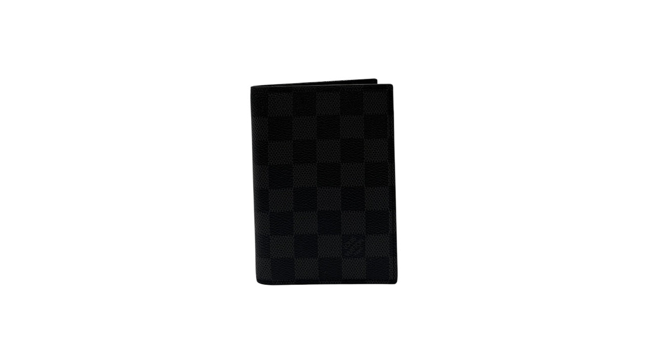 LOUIS VUITTON GRAPHITE CANVAS PASSPORT HOLDER