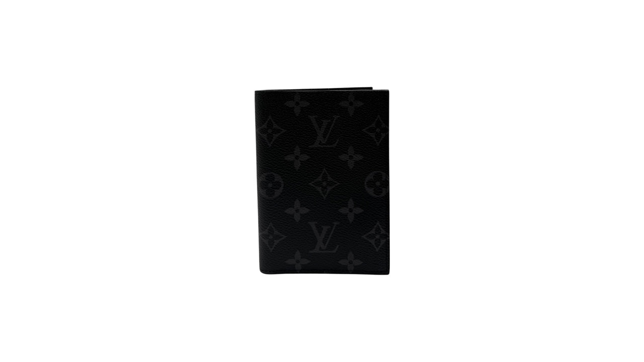 LOUIS VUITTON PASSAPORT BLACK MONOGRAM HOLDER