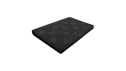 LOUIS VUITTON PASSAPORT BLACK MONOGRAM HOLDER