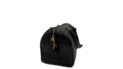LOUIS VUITTON SPEEDY 25 BLACK MONOGRAM TOTE BAG