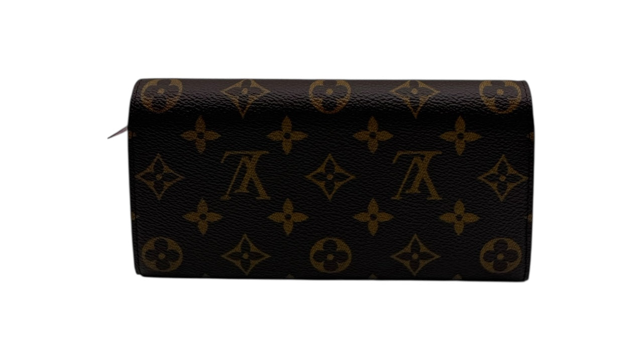 LOUIS VUITTON EMILIE WALLET MONOGRAM CANVAS BURGUNDY INTERIOR