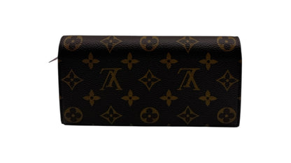 LOUIS VUITTON EMILIE WALLET MONOGRAM CANVAS BURGUNDY INTERIOR