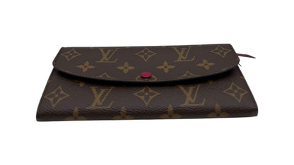 LOUIS VUITTON EMILIE WALLET MONOGRAM CANVAS BURGUNDY INTERIOR