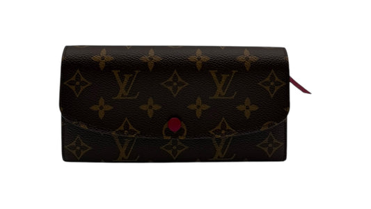 LOUIS VUITTON EMILIE WALLET MONOGRAM CANVAS BURGUNDY INTERIOR