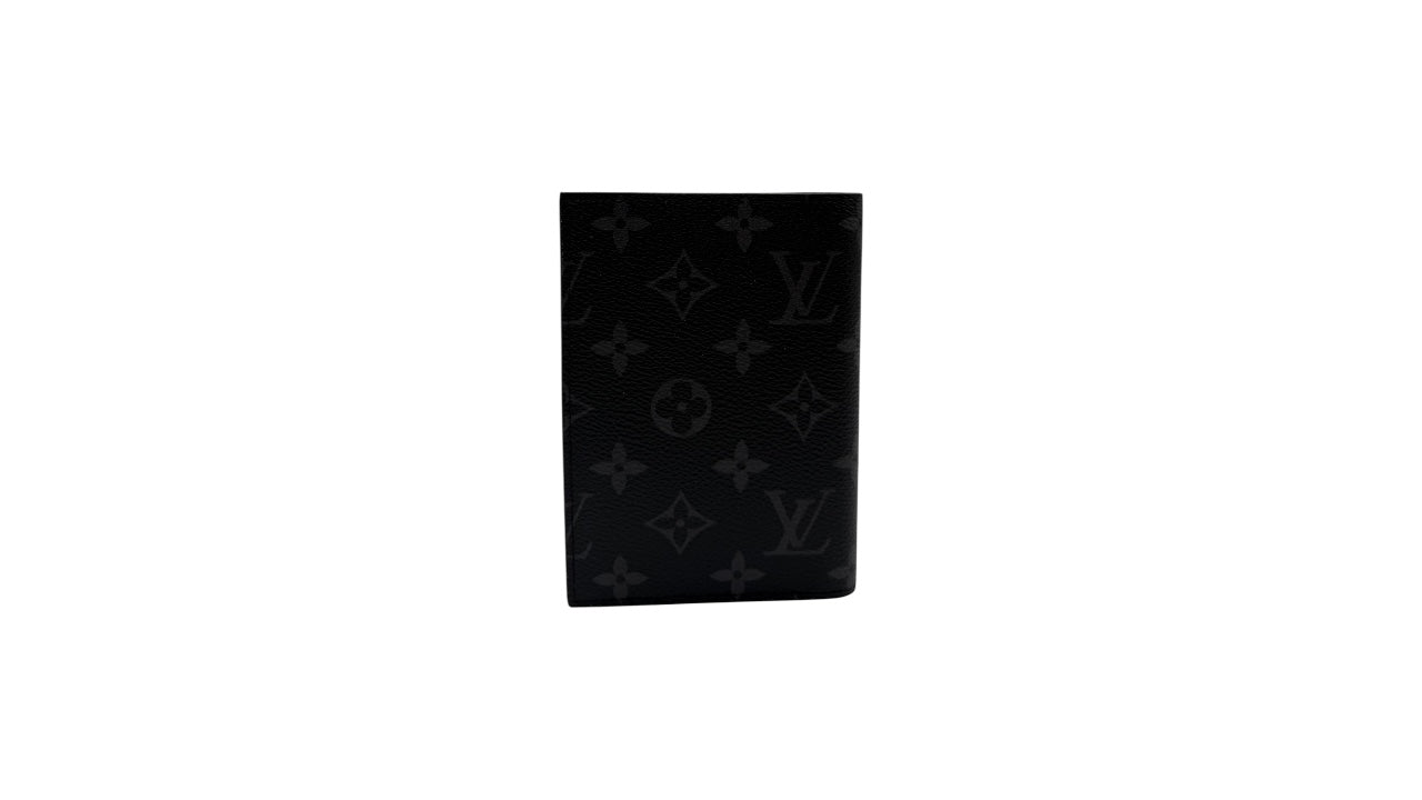LOUIS VUITTON PASSAPORT BLACK MONOGRAM HOLDER