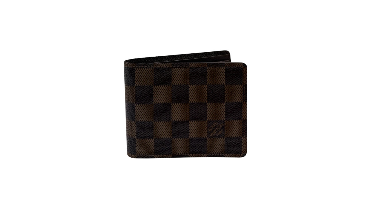 LOUIS VUITTON DAMIER EBENE MARCO BIFOLD WALLET