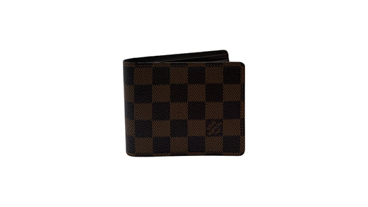 LOUIS VUITTON DAMIER EBENE MARCO BIFOLD WALLET
