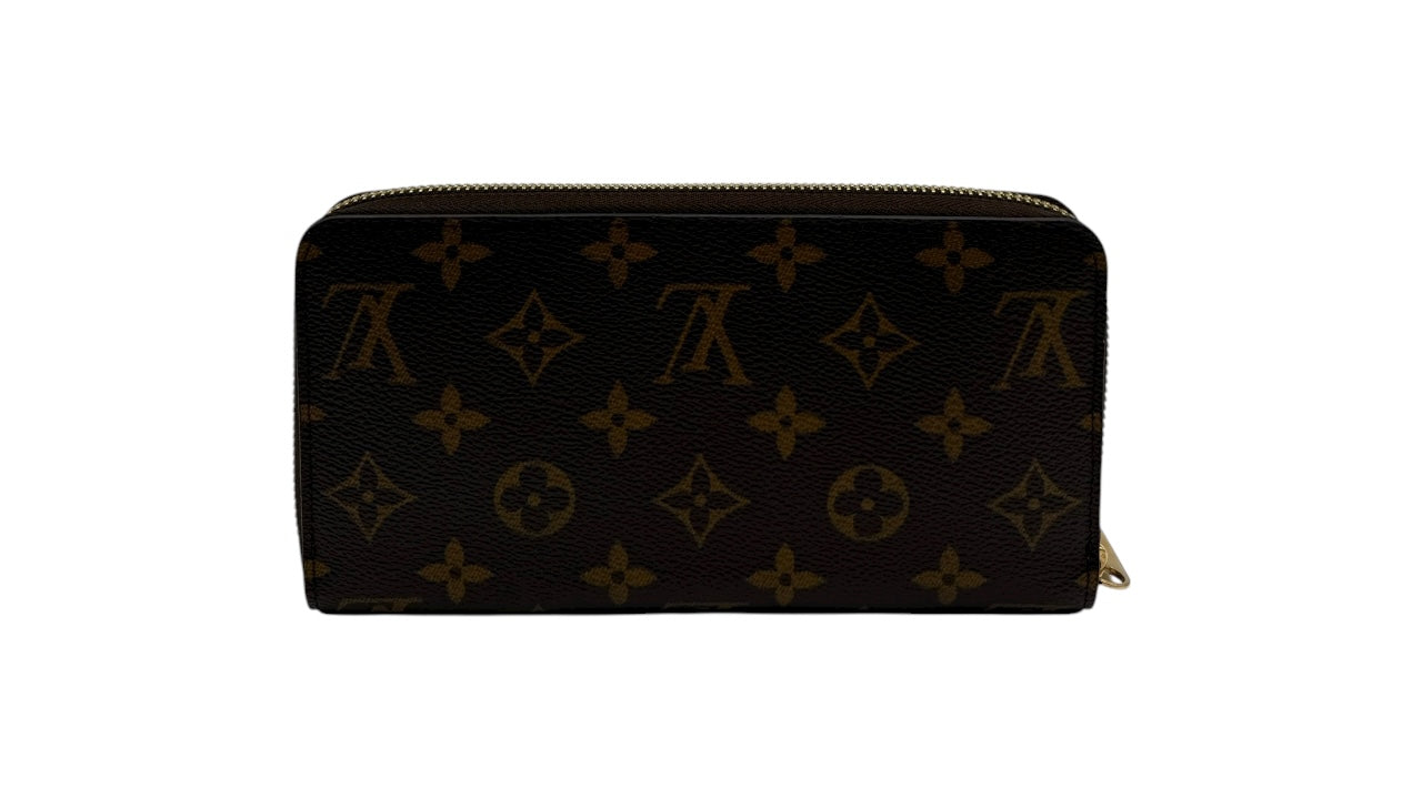 LOUIS VUITTON ZIPPY WALLET MONOGRAM BROWN