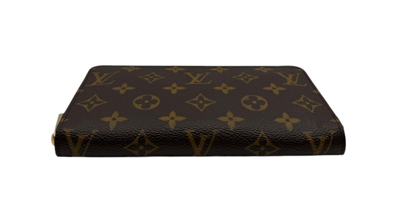 LOUIS VUITTON ZIPPY WALLET MONOGRAM BROWN