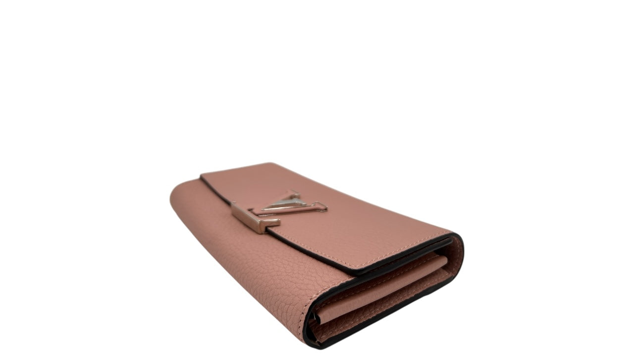 LOUIS VUITTON MAGNOLIA TAURILLON LEATHER CAPUCINE WALLET