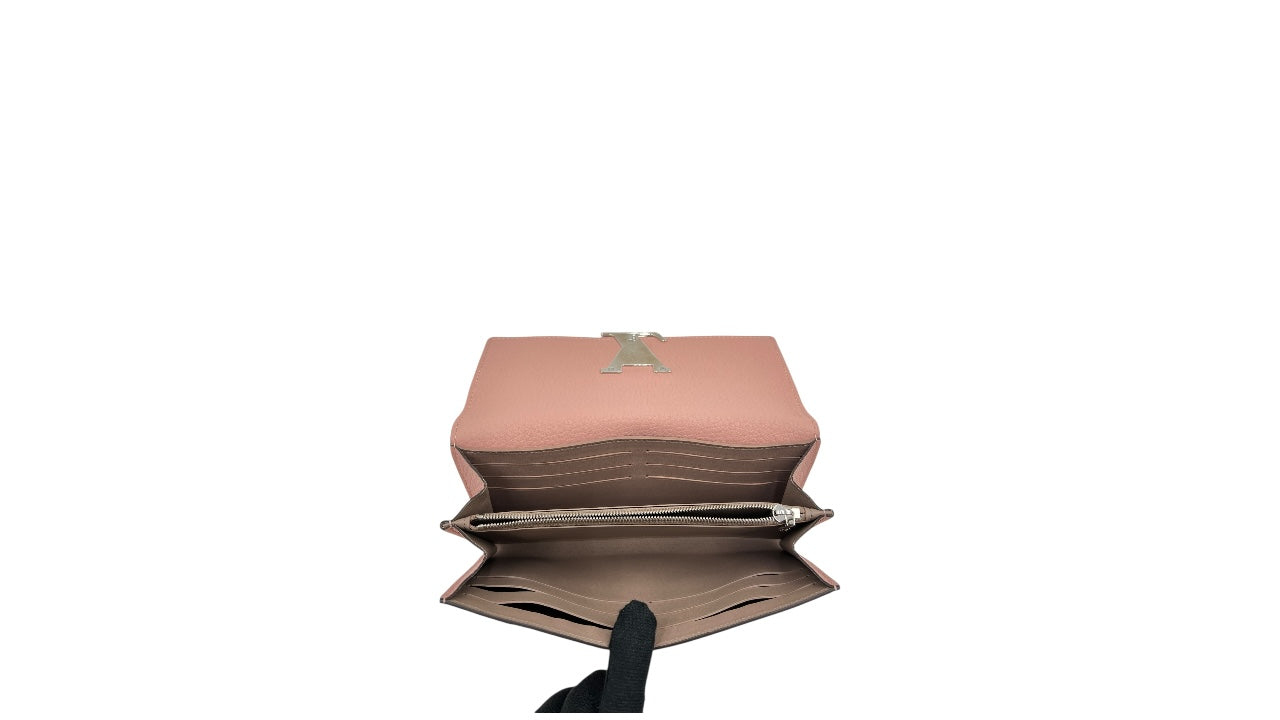 LOUIS VUITTON MAGNOLIA TAURILLON LEATHER CAPUCINE WALLET