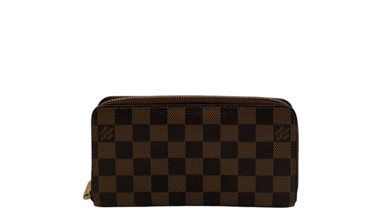 LOUIS VUITTON DAMIER EBENE ZIPPY WALLET
