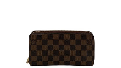 LOUIS VUITTON DAMIER EBENE ZIPPY WALLET