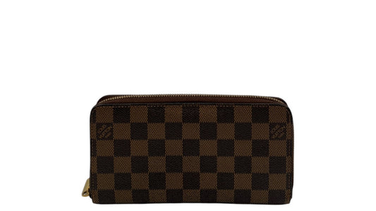 LOUIS VUITTON DAMIER EBENE ZIPPY WALLET