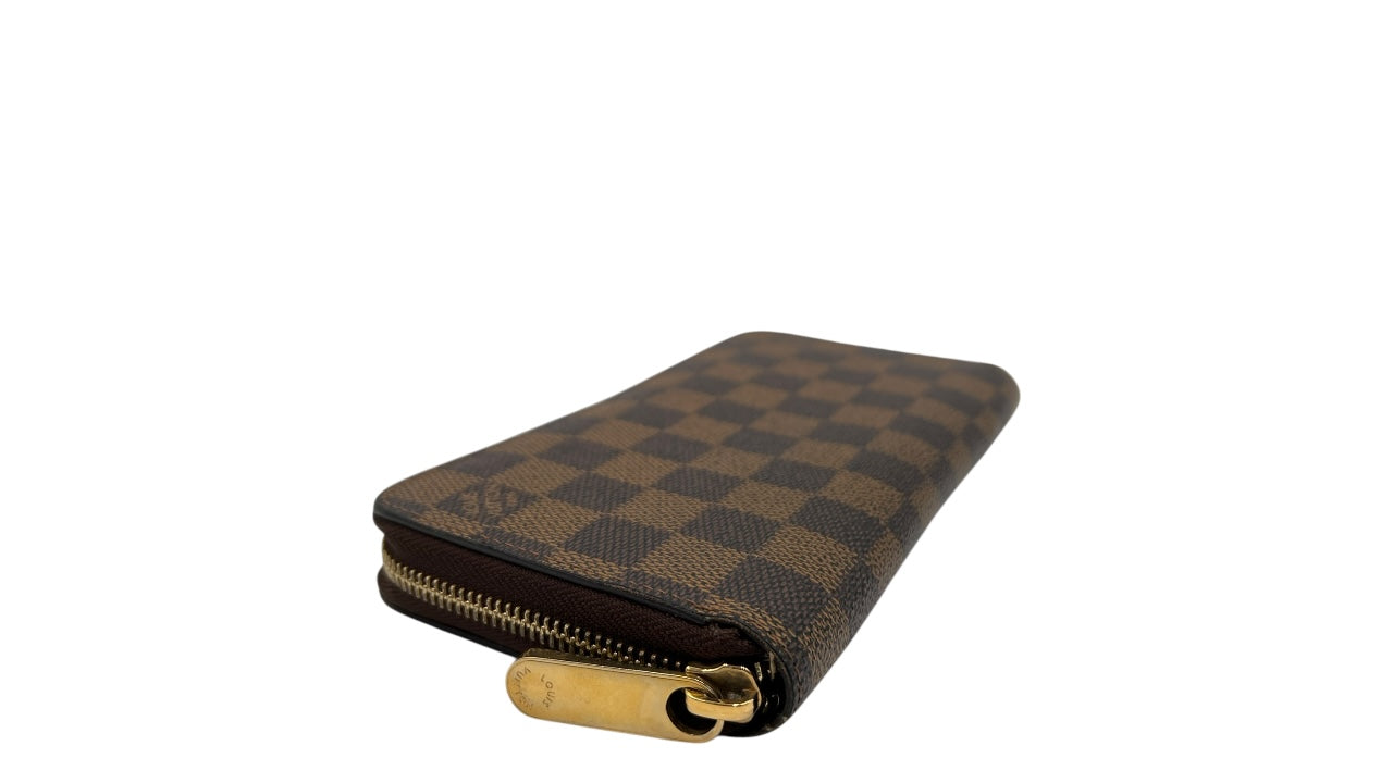 LOUIS VUITTON DAMIER EBENE ZIPPY WALLET