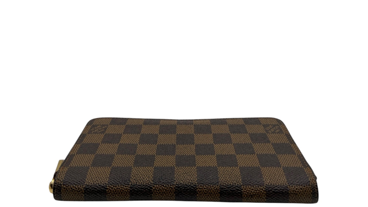 LOUIS VUITTON DAMIER EBENE ZIPPY WALLET