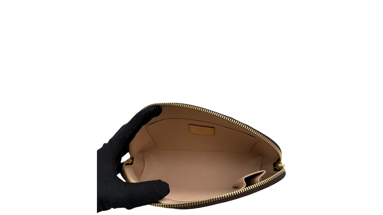 LOUIS VUITTON POUCH TOILETTE MONOGRAM COATED CANVAS BAG MM