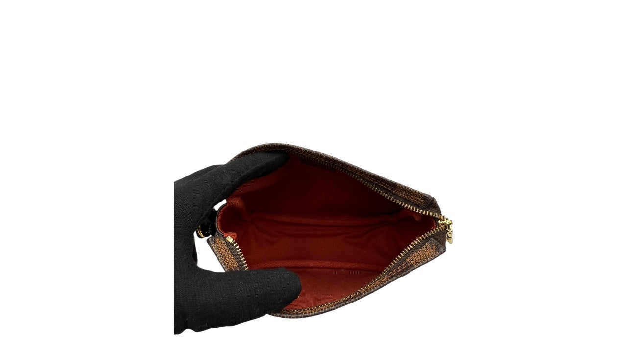 LOUIS VUITTON TROUSSE DAMIER EBENE CLUTCH
