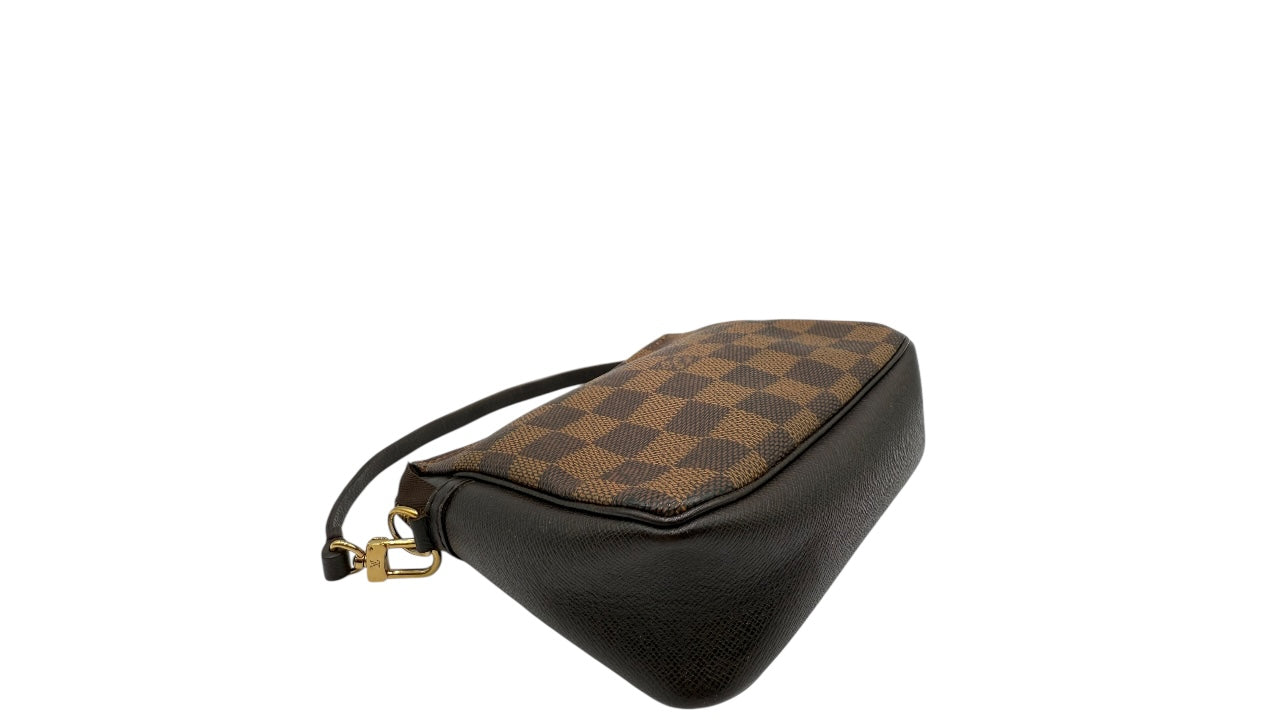 LOUIS VUITTON TROUSSE DAMIER EBENE CLUTCH