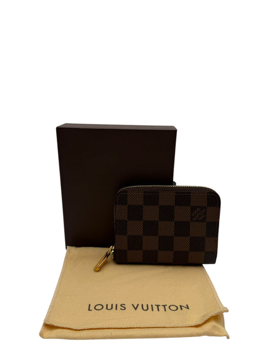 LOUIS VUITTON DAMIER EBENE CANVAS ZIPPY WALLET
