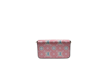 LOUIS VUITTON FELICIE POCHETTE MONOGRAM VERNI LIGHT PINK BAG