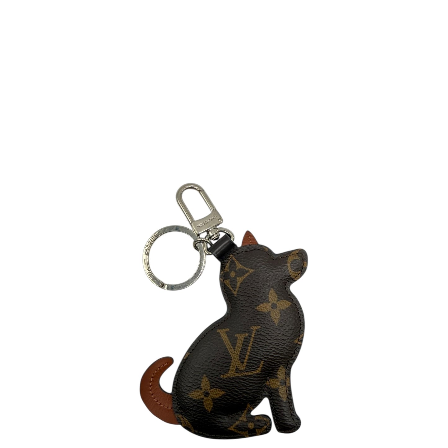 LOUIS VUTTION DOG MONOGRAM COATED CANVAS BAG CHARM
