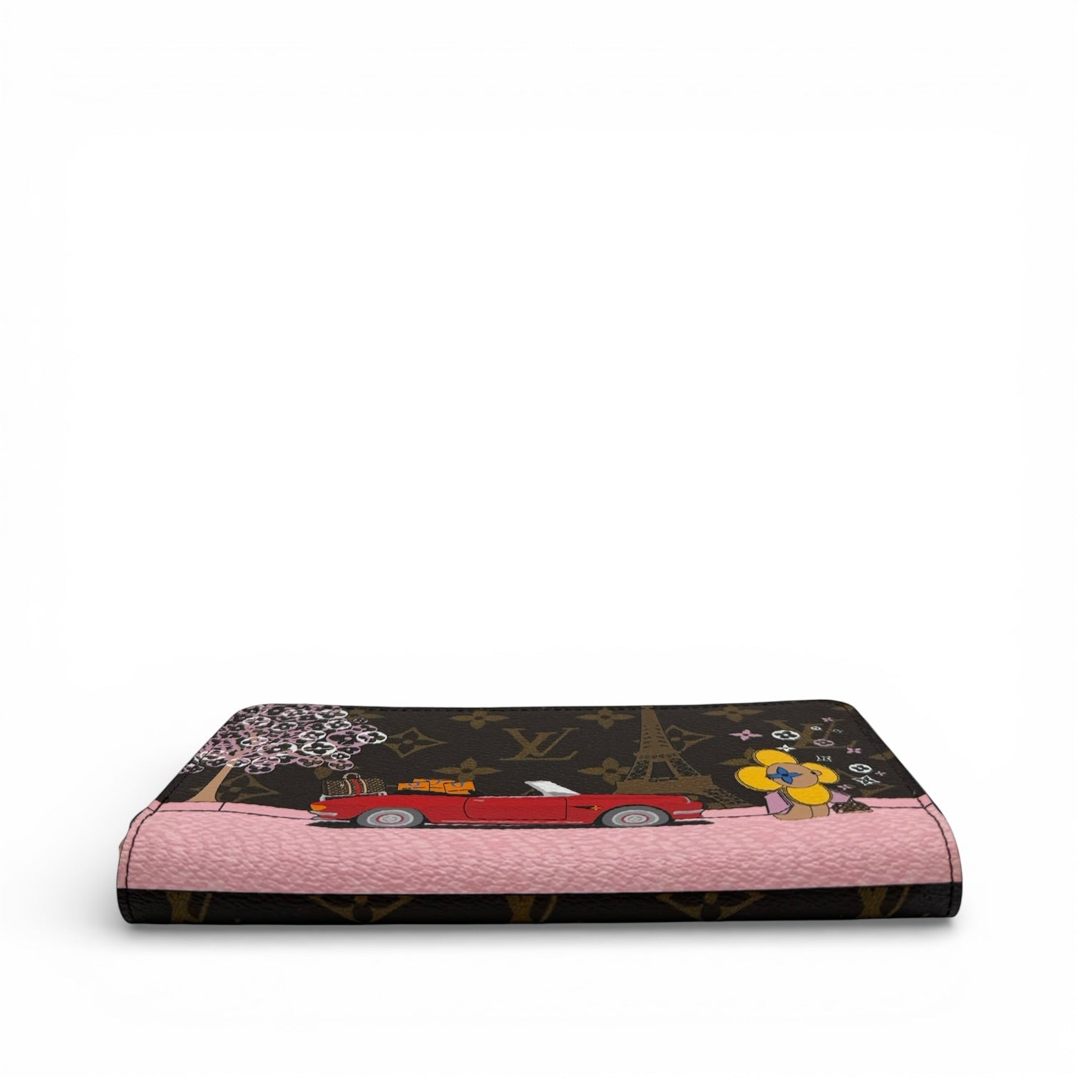 LOUIS VUITTON MONOGRAM CANVAS CHRITMAS ANIMATION PARIS VIVIENNE ZIPPY WALLET