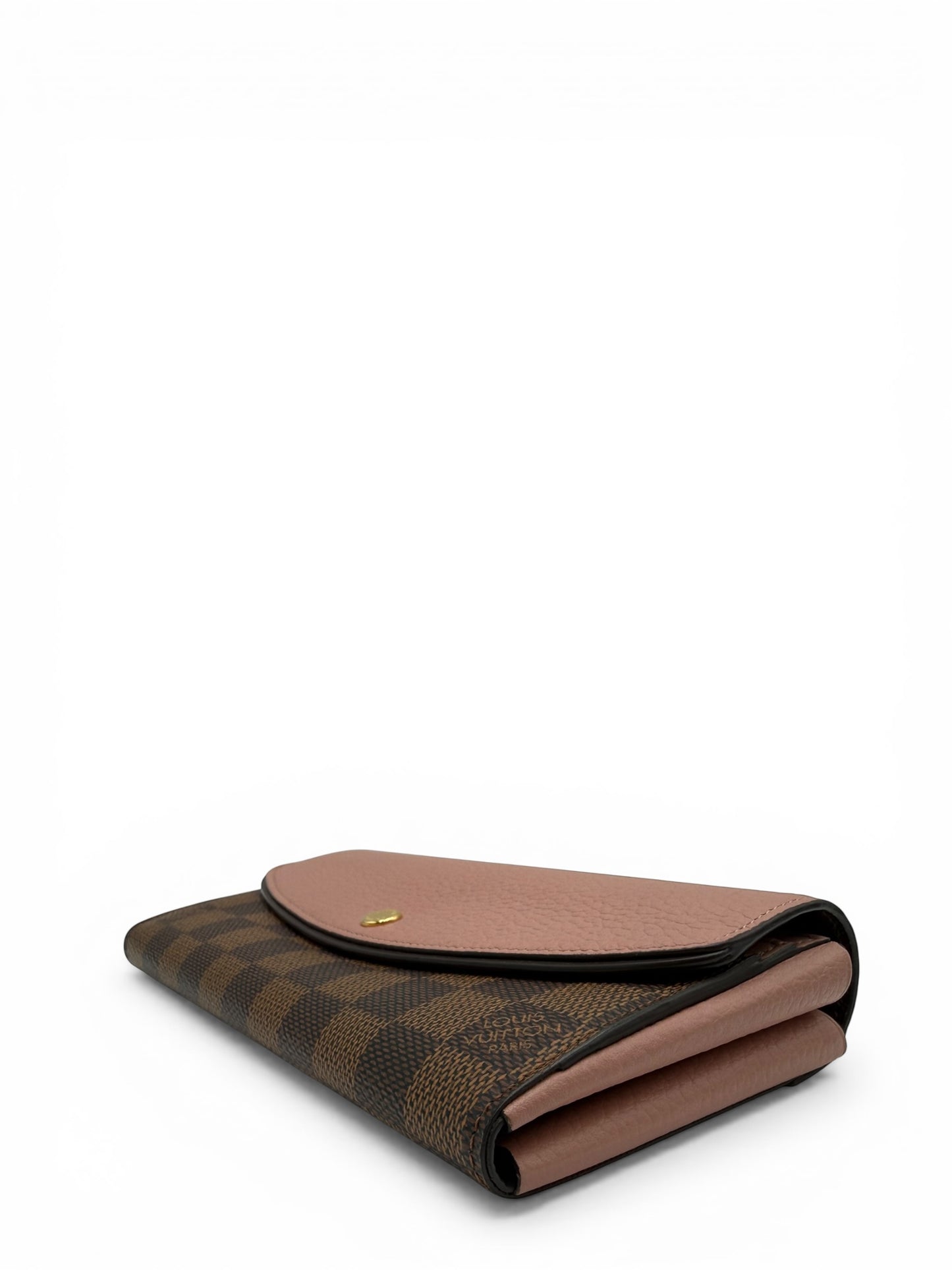 LOUIS VUITTON MAGNOLIA DAMIER EBENE CANVAS NORMANDY WALLET