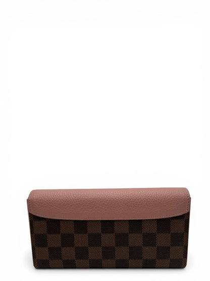 LOUIS VUITTON MAGNOLIA DAMIER EBENE CANVAS NORMANDY WALLET