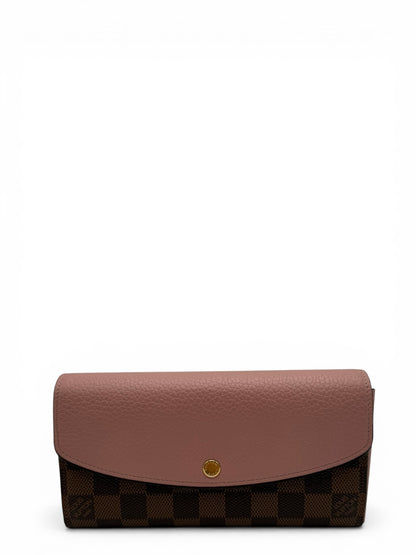 LOUIS VUITTON MAGNOLIA DAMIER EBENE CANVAS NORMANDY WALLET