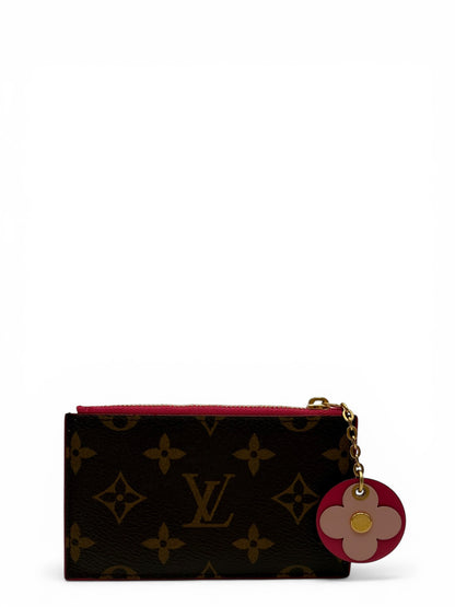 LOUIS VUITTON BLOOMING FLOWERS ZIPPED CARD HOLDER