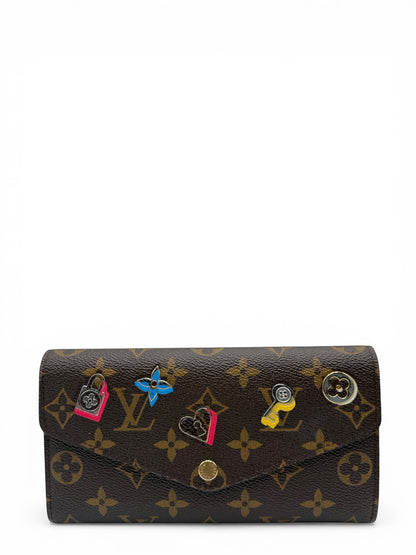 LOUIS VUITTON MONOGRAM LOVE LUCK SARAH WALLET
