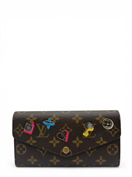 LOUIS VUITTON MONOGRAM LOVE LUCK SARAH WALLET