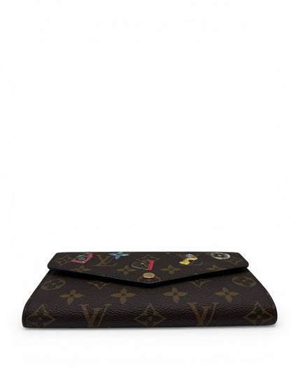 LOUIS VUITTON MONOGRAM LOVE LUCK SARAH WALLET