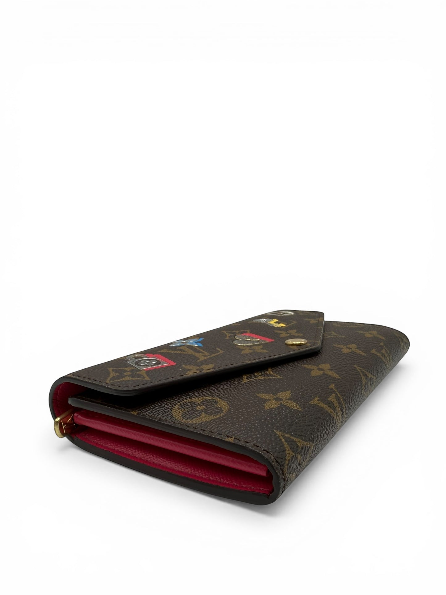 LOUIS VUITTON MONOGRAM LOVE LUCK SARAH WALLET