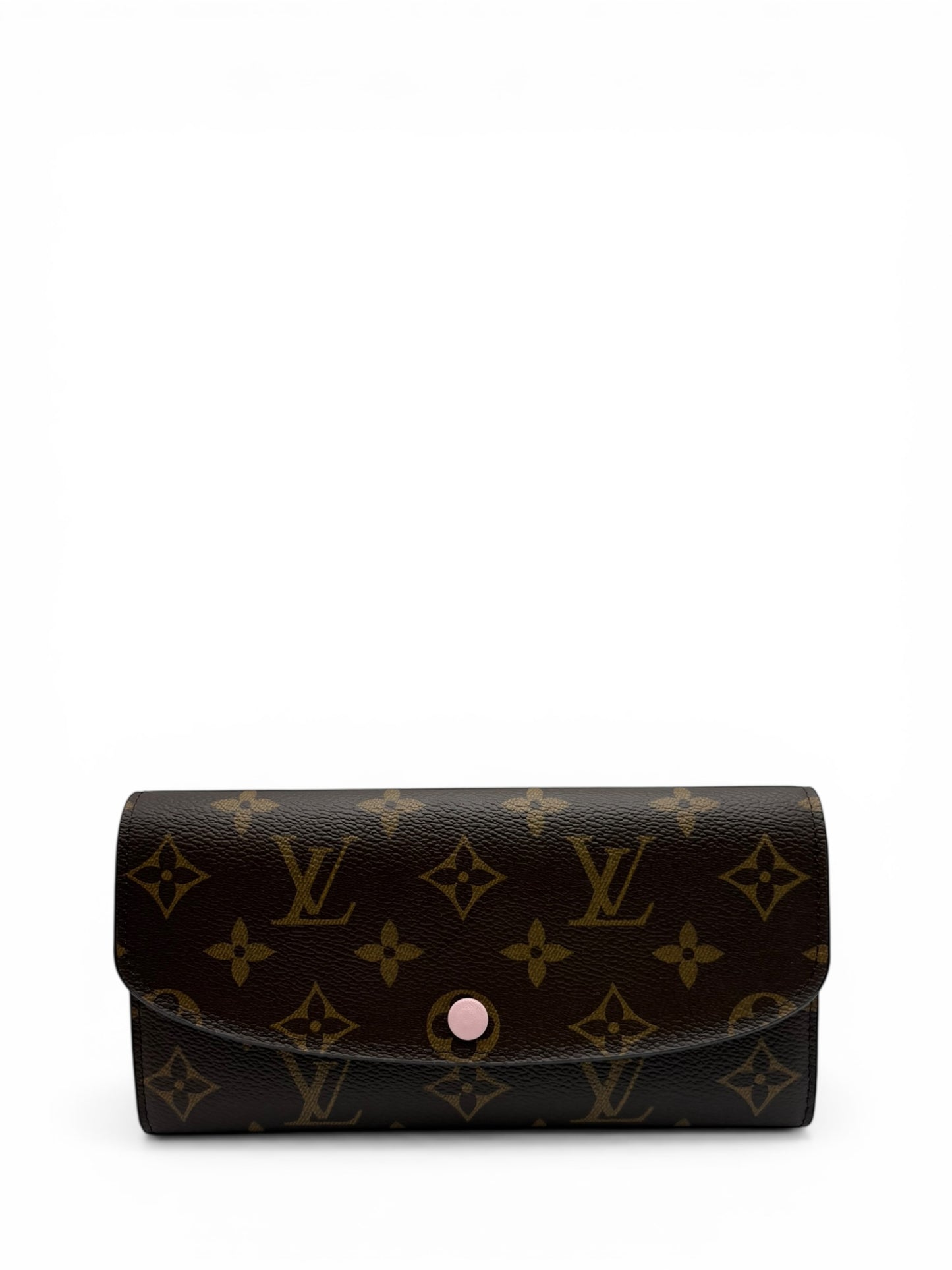 LOUIS VUITTON MONOGRAM EMILIE WALLET (ROSE BALLERINE INTERIOR)