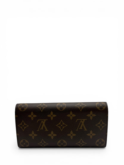 LOUIS VUITTON MONOGRAM EMILIE WALLET (ROSE BALLERINE INTERIOR)
