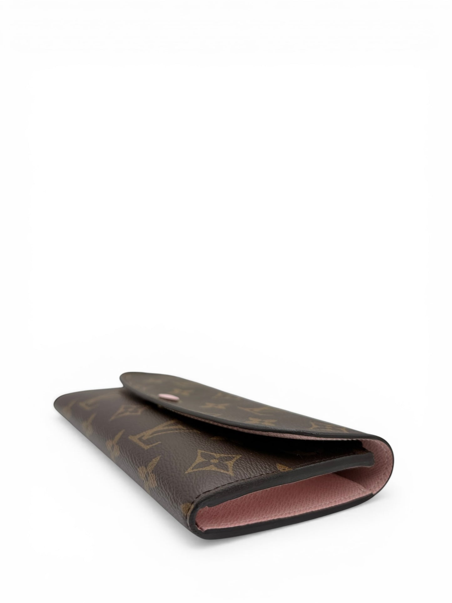 LOUIS VUITTON MONOGRAM EMILIE WALLET (ROSE BALLERINE INTERIOR)