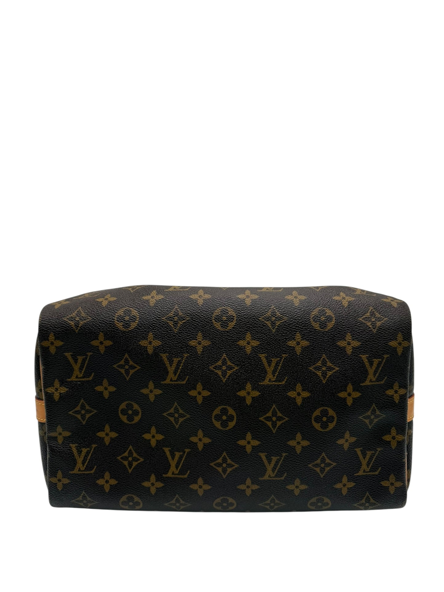 LOUIS VUITTON SPEEDY 30 BANDOULIERE CANVAS SATCHEL