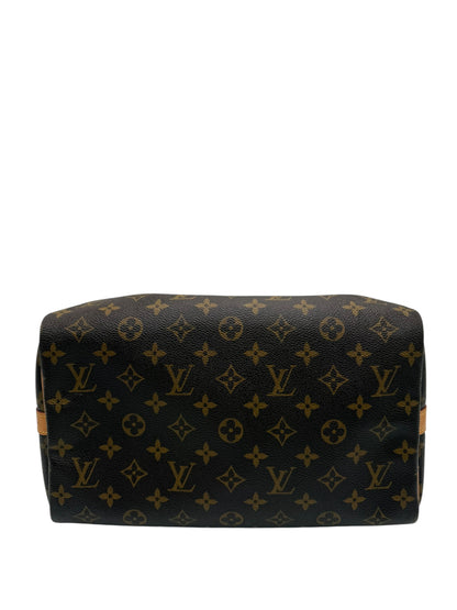 LOUIS VUITTON SPEEDY 30 BANDOULIERE CANVAS SATCHEL